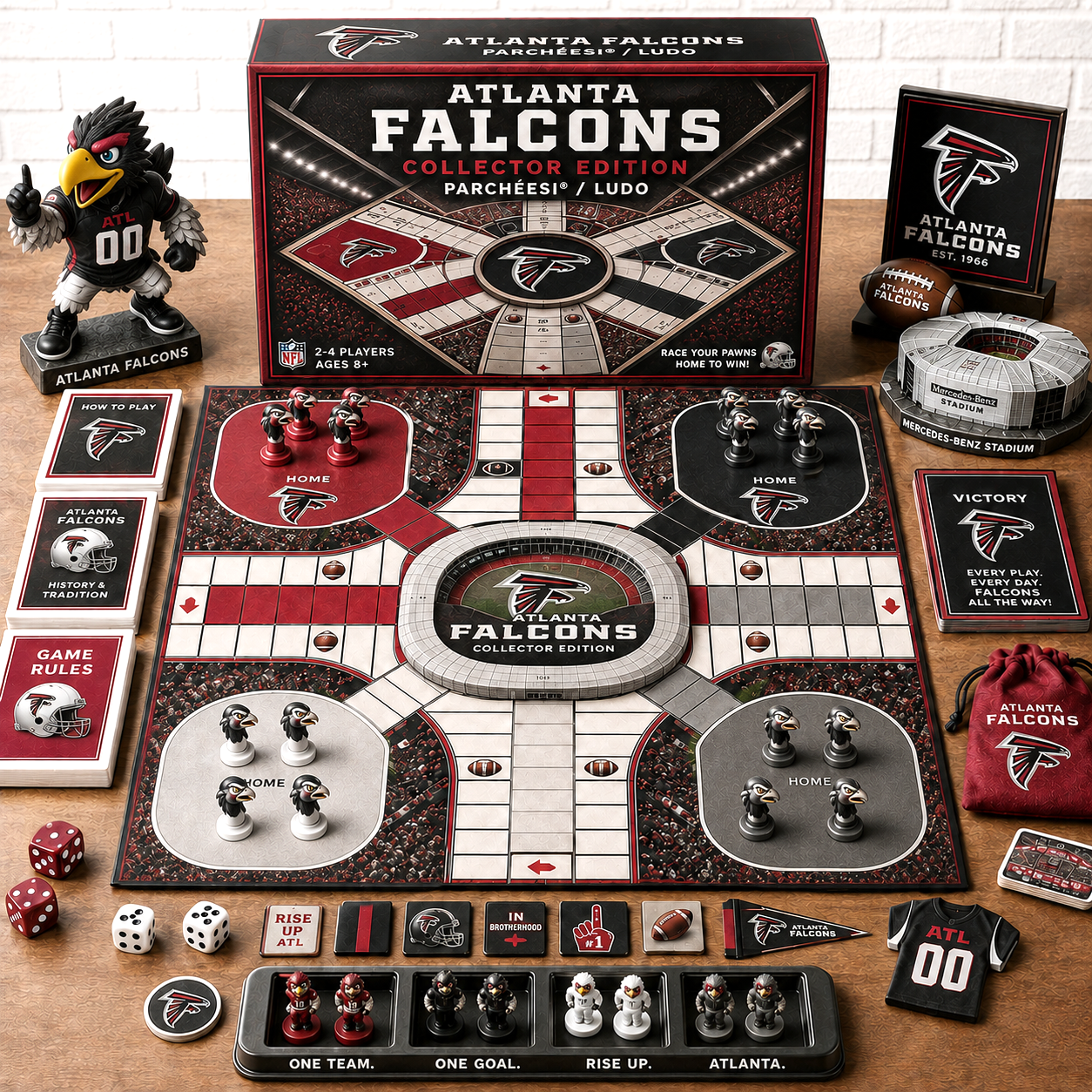 Premium NFL AF Collector’s Edition Parcheesi Board Game