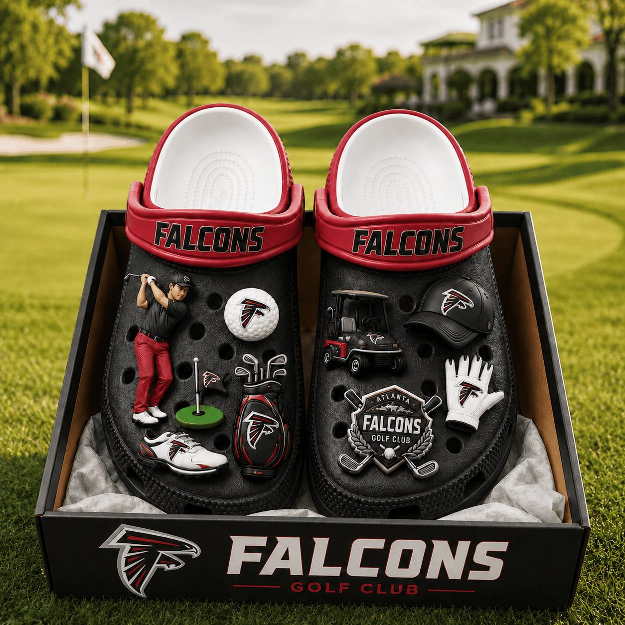 Premium NFL AF Golf Club Charm Clogs