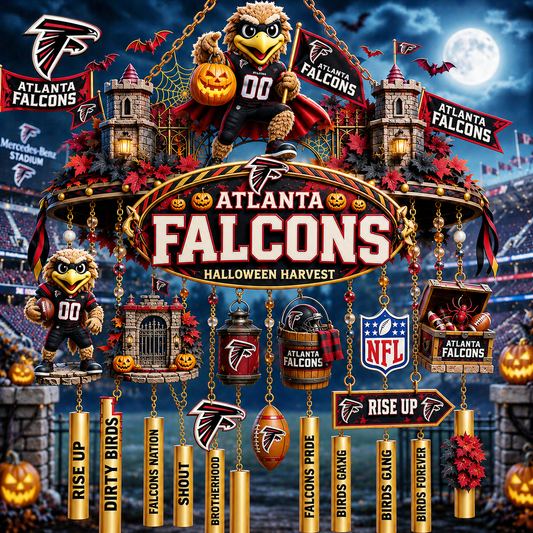 Premium NFL AF Halloween Wind Chime