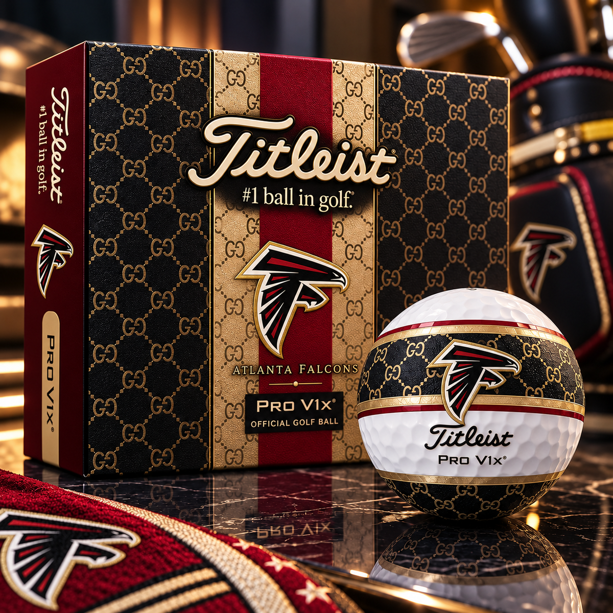 Premium NFL AF x GC x Titleist Pro V1 Golf Ball Set V3
