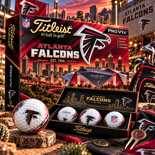 Premium NFL AF x Titleist Pro V1 Herritage Golf Ball Set V4