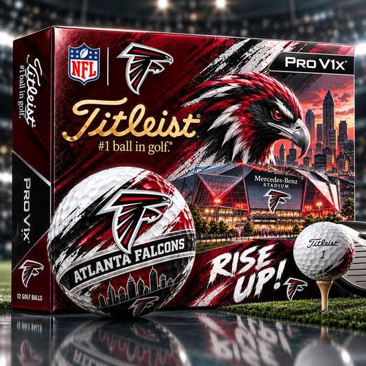 Premium NFL AF x Titleist Pro V1 Skyline & Stadium Golf Balls Set