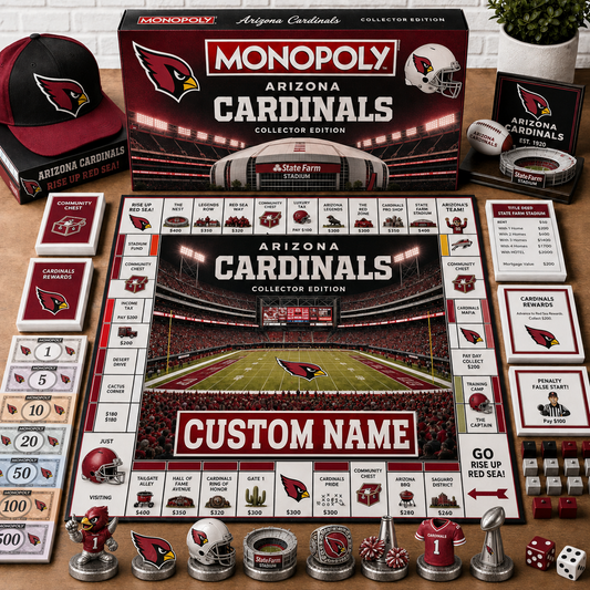 Premium NFL ARI Collector’s Edition Board Game Custom name
