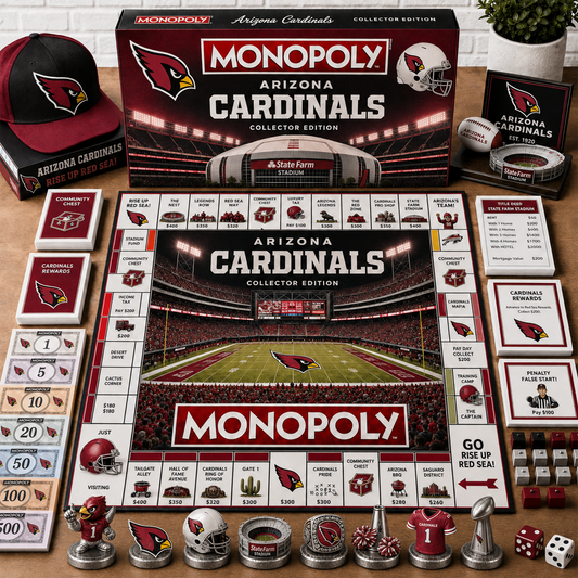 Premium NFL ARI Monopoly Collector’s Edition Board Game