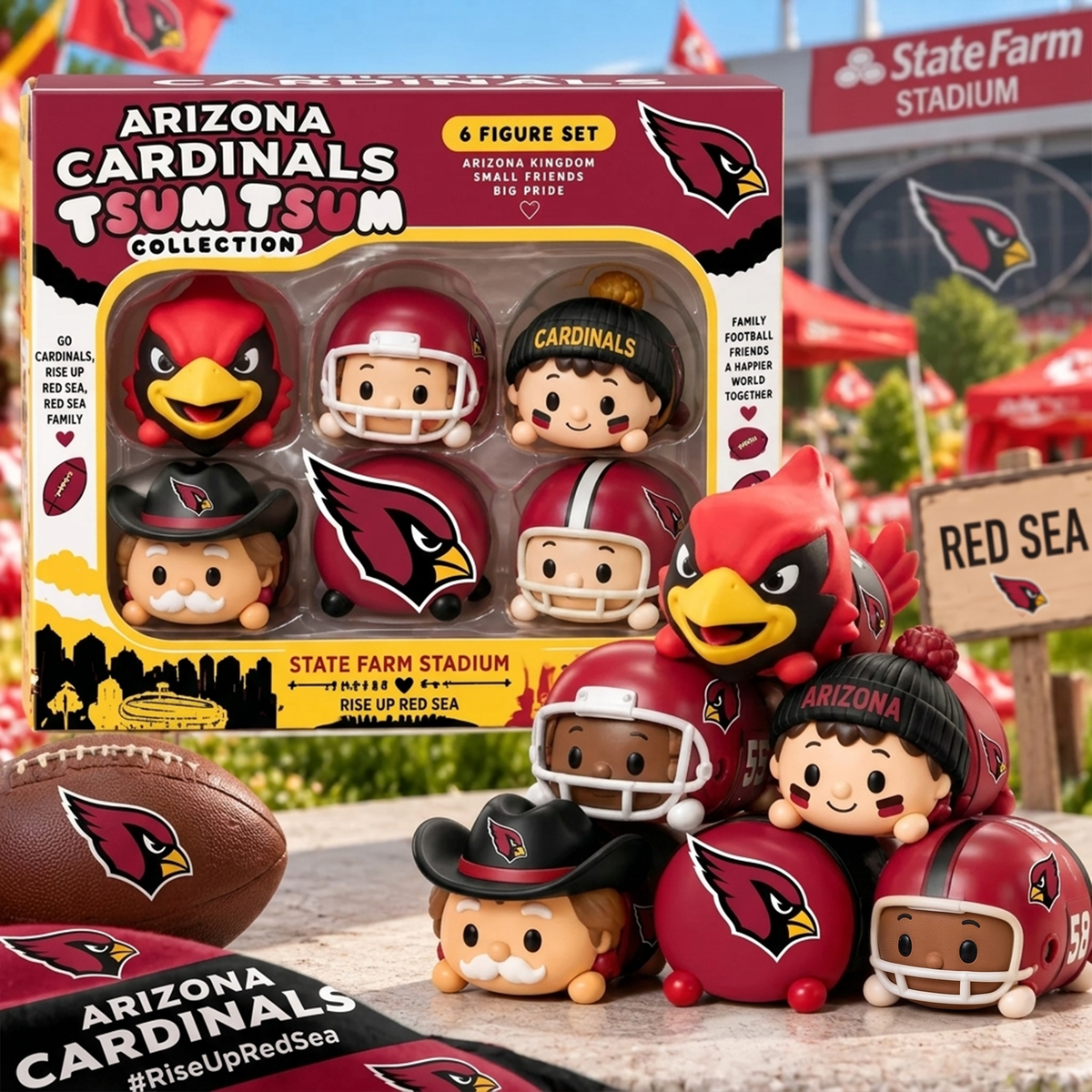 Premium NFL ARI Tsum Tsum Collector Set