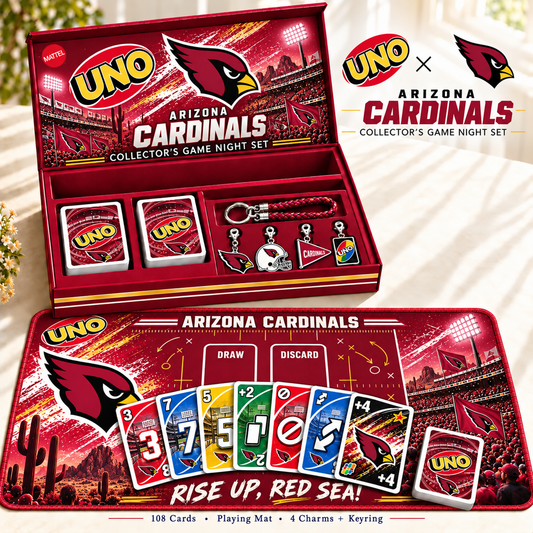 Premium NFL ARI Uno Board Game Set