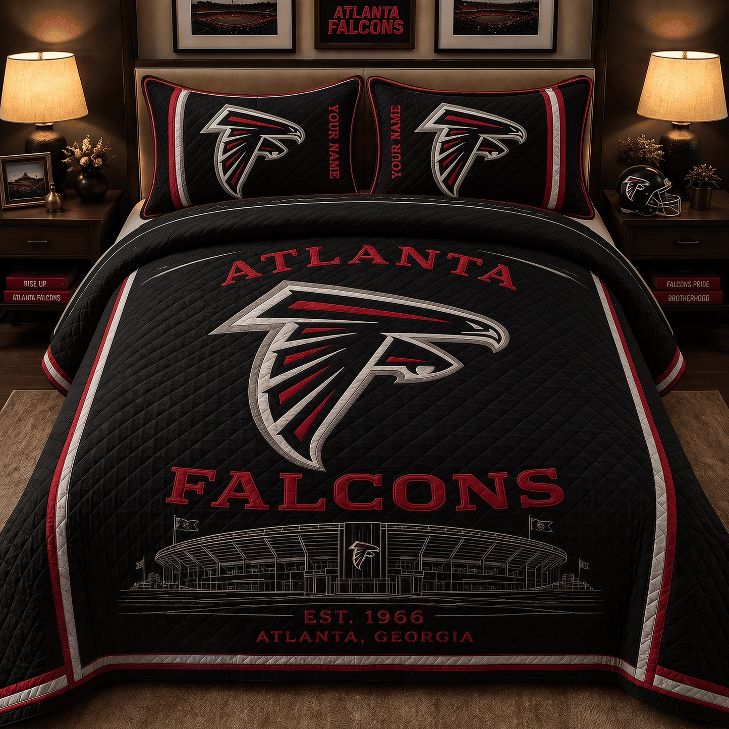 Premium NFL ATL Bedding Sets Luxury