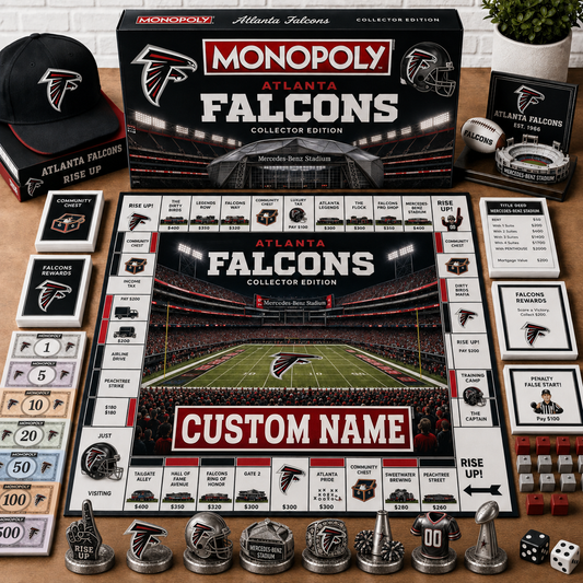 Premium NFL ATL Collector’s Edition Board Game Custom name