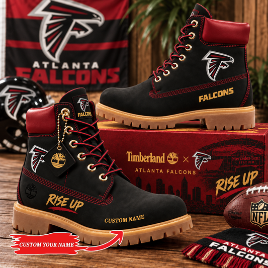 Premium NFL ATL Heritage Boots  Custom Name