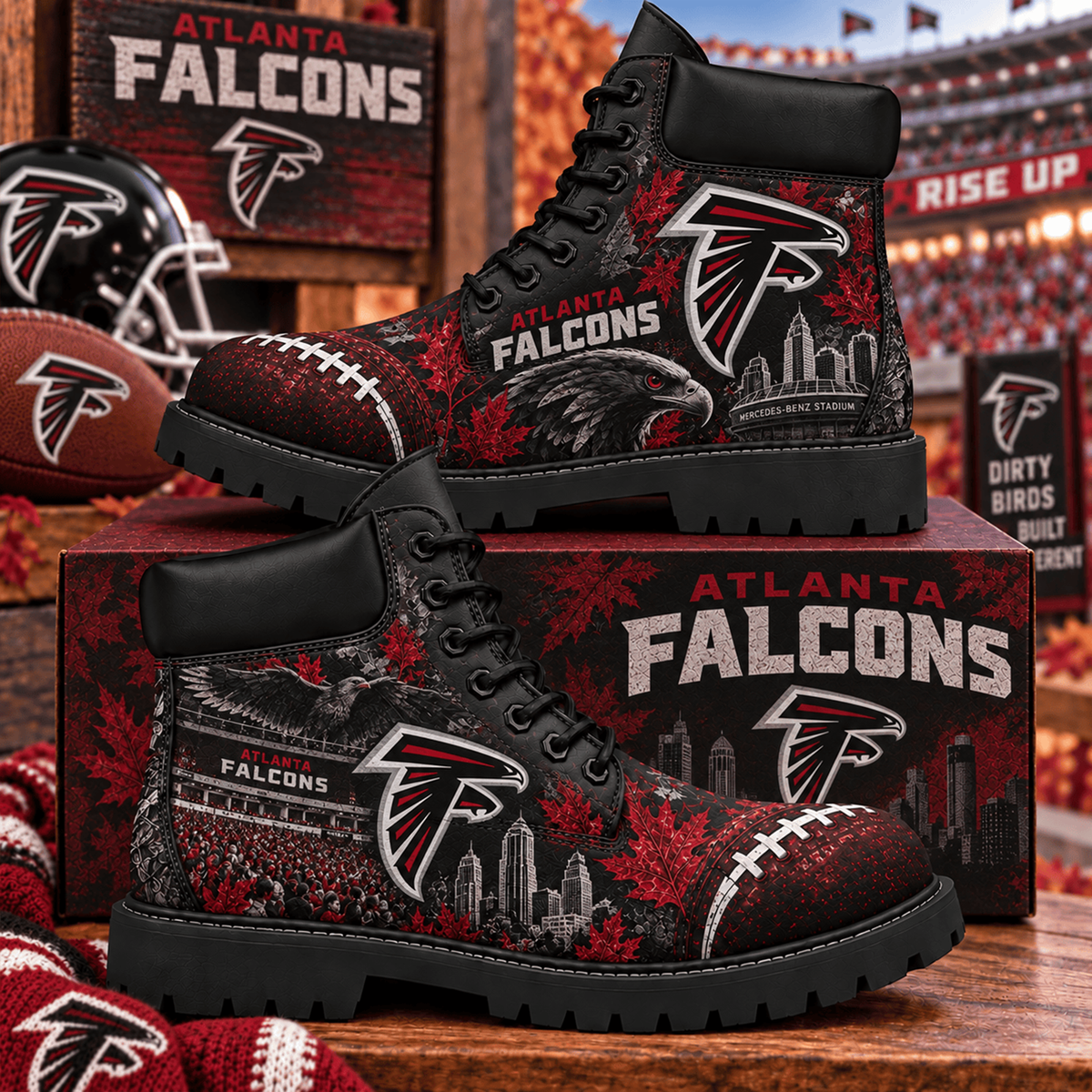 Premium NFL ATL Heritage Skyline Boots V4