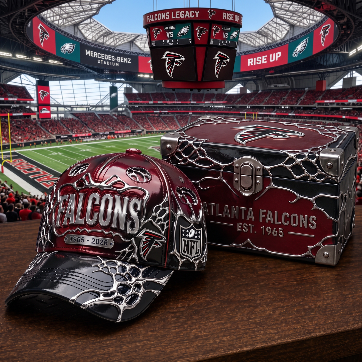 Premium NFL ATL Metallic Legacy Anniversary