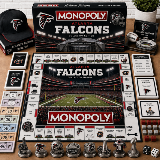 Premium NFL ATL Monopoly Collector’s Edition Board Game