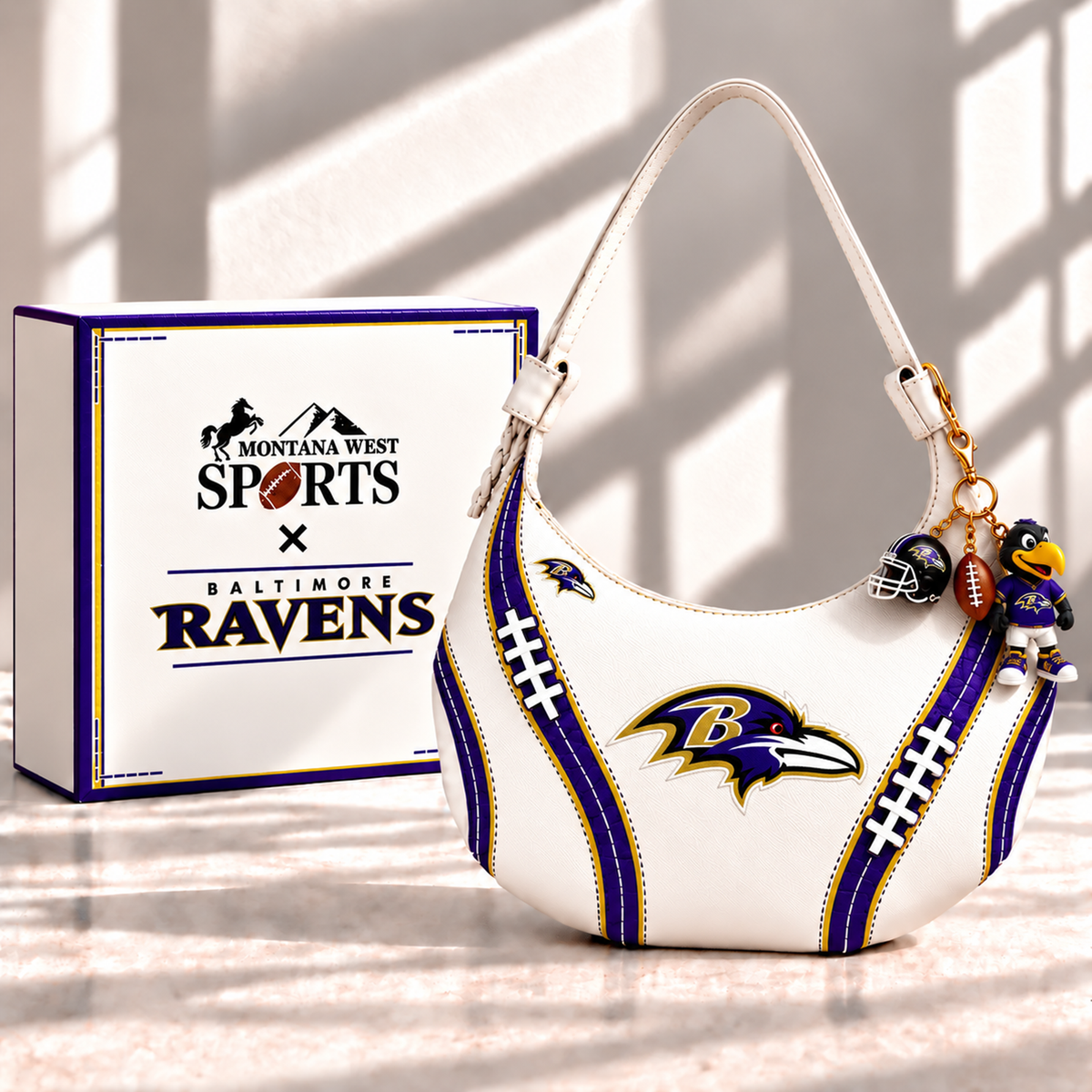 Premium NFL BAL Hobo Bag