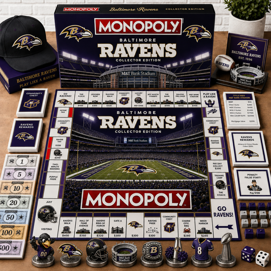Premium NFL BAL Monopoly Collector’s Edition Board Game