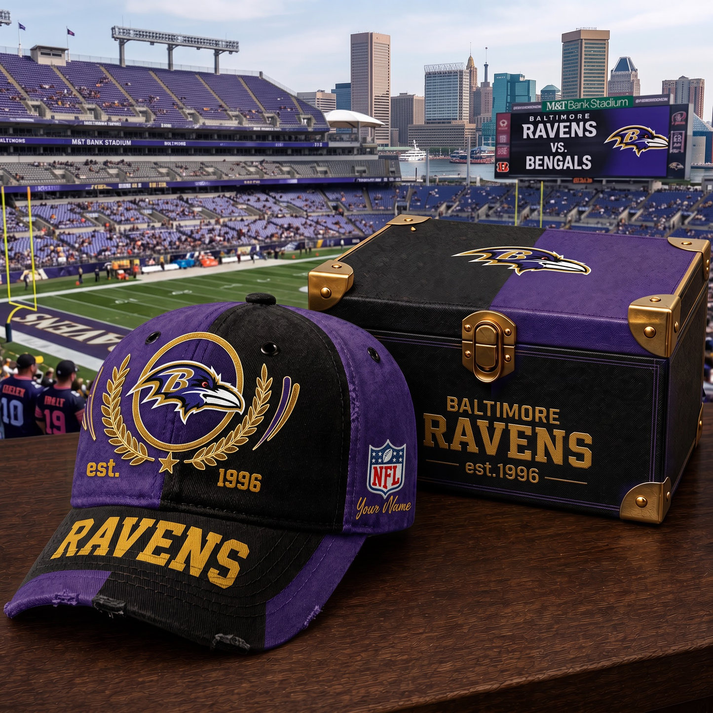 Premium NFL BAL Vintage Heritage Distressed Cap V2