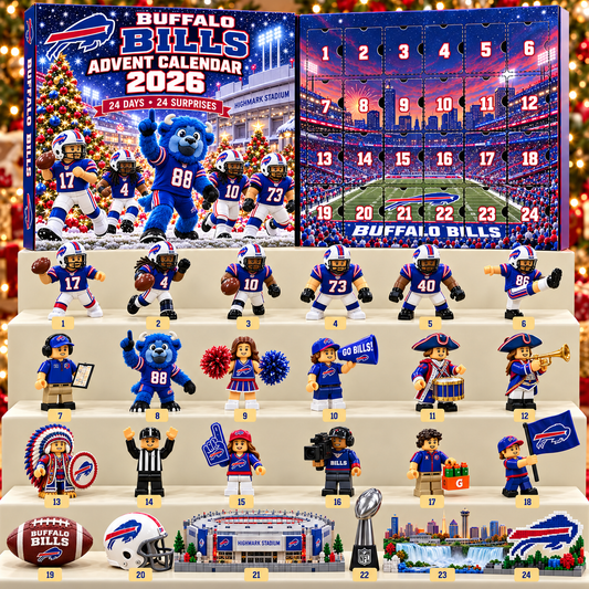 Premium NFL BB 24-Piece Football Collectible Advent Calendar V2