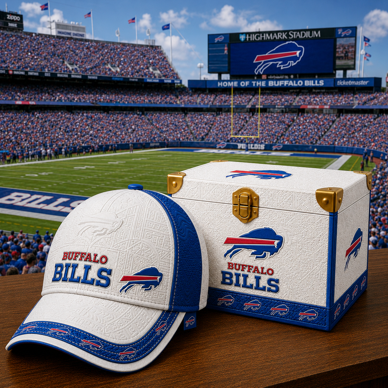 Premium NFL BB Embossed Leather Cap