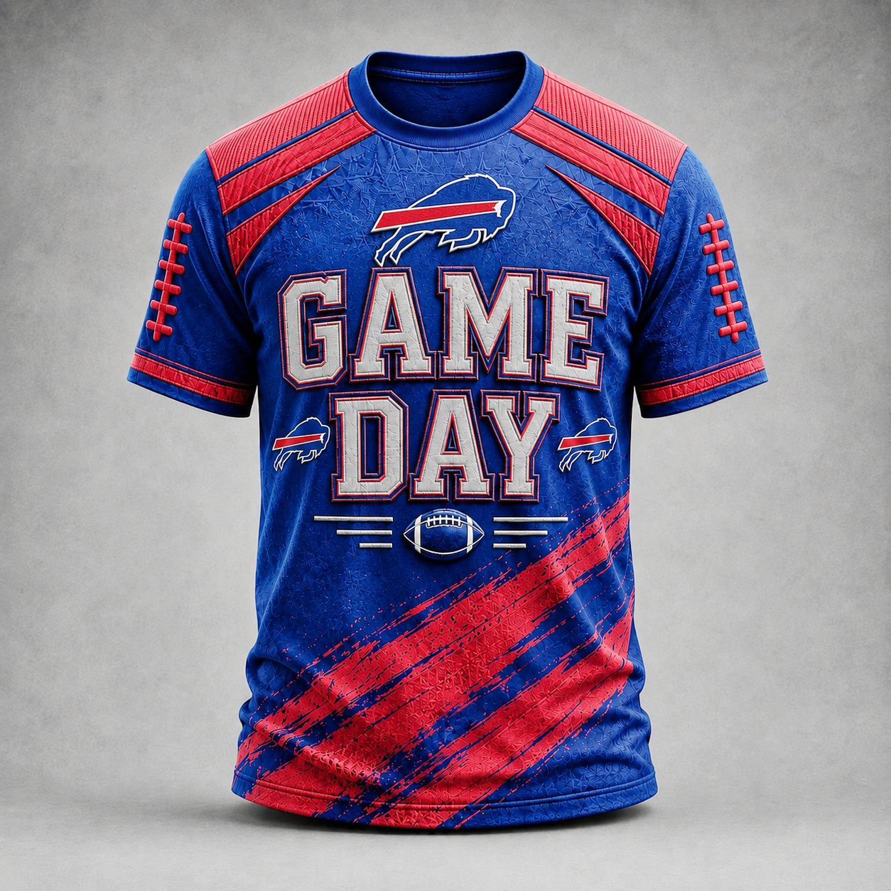 Premium NFL BB Game Day Paint Splatter Performance T-Shirt