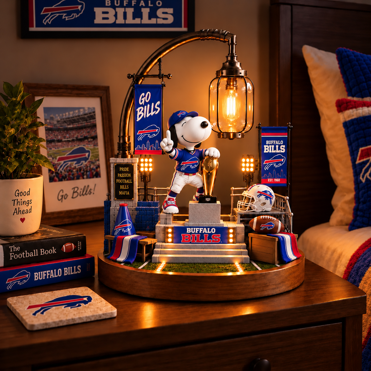 Premium NFL BB x SNP Themed Bedside Lamp