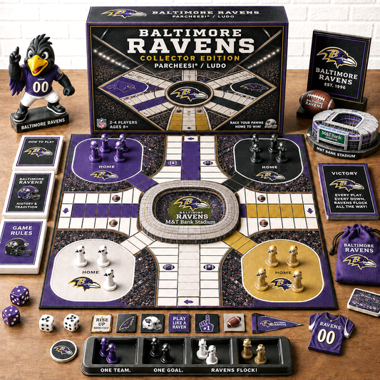 Premium NFL BR Collector’s Edition Parcheesi Board Game