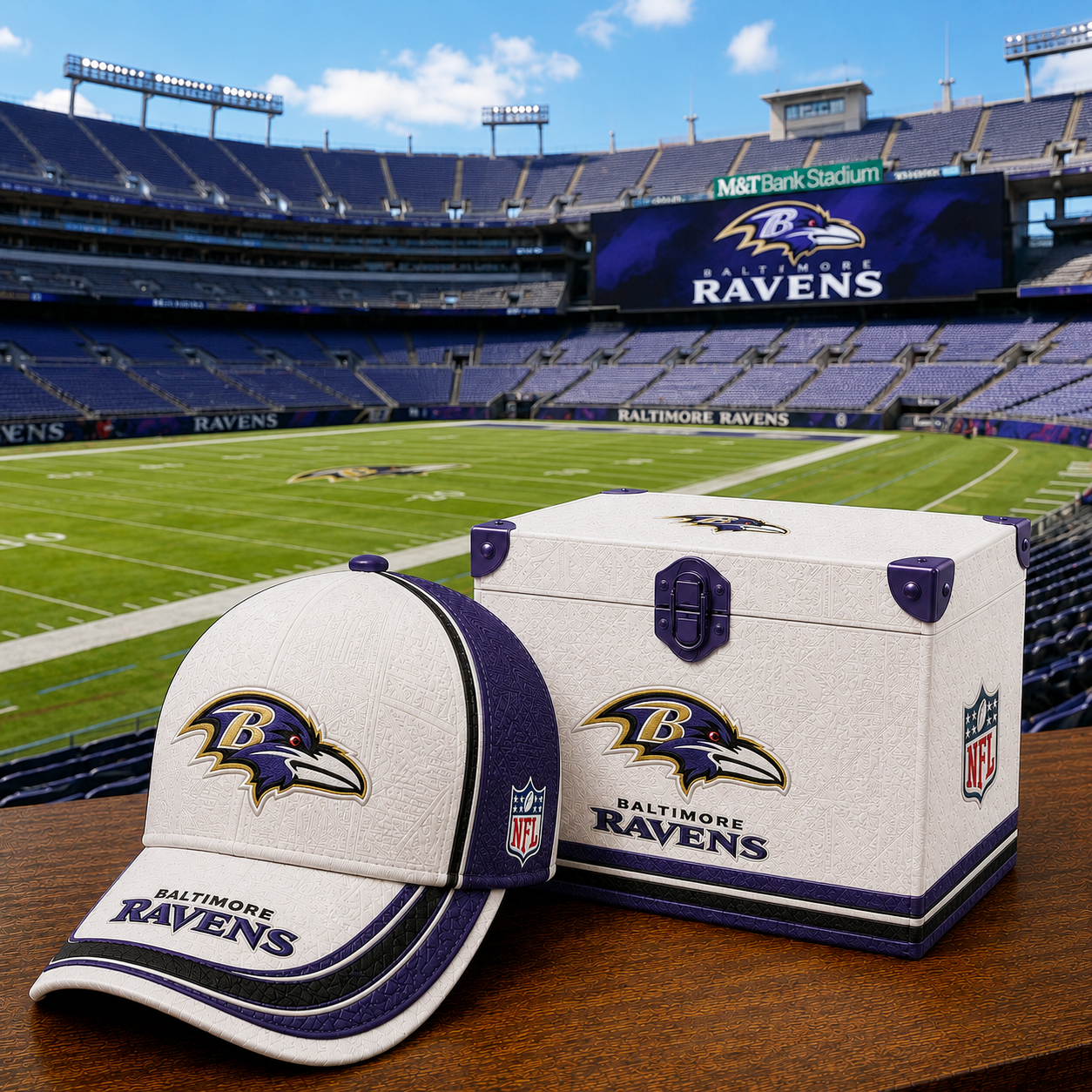 Premium NFL BR Embossed Leather Cap V2