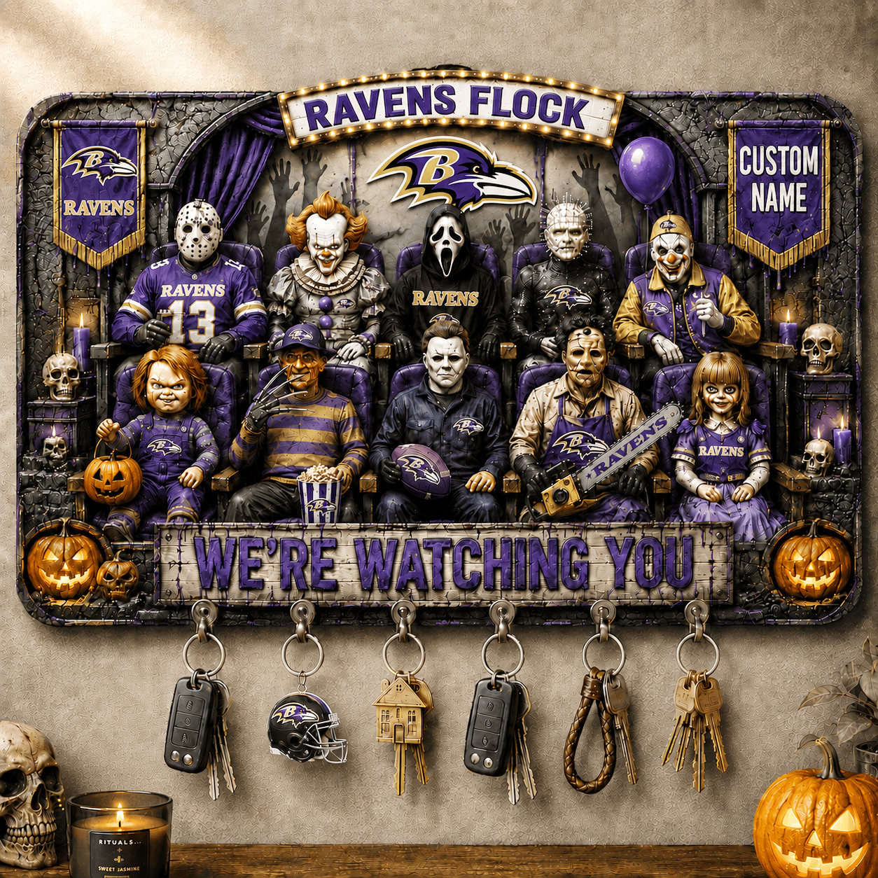 Premium NFL BR Horror Icons Halloween