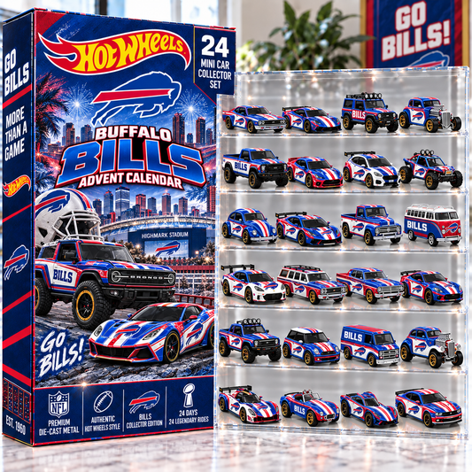 Premium NFL BUF Mini Car Advent Calendar V4