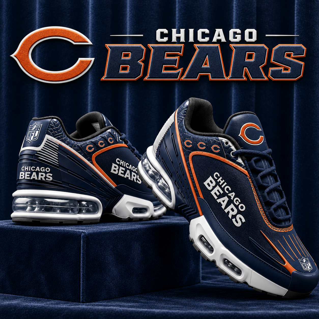 Premium NFL CHI Legacy Air Max Sneaker