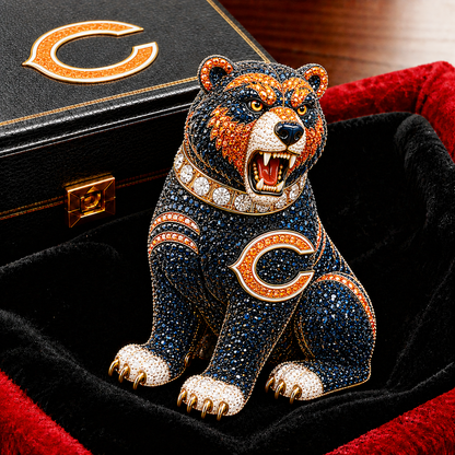 Premium NFL CHI Luxury Sculptural Brooch