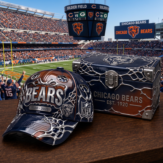 Premium NFL CHI Metallic Legacy Anniversary