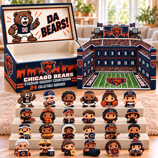 Premium NFL CHI Stadium Squishy Advent Calendar V8