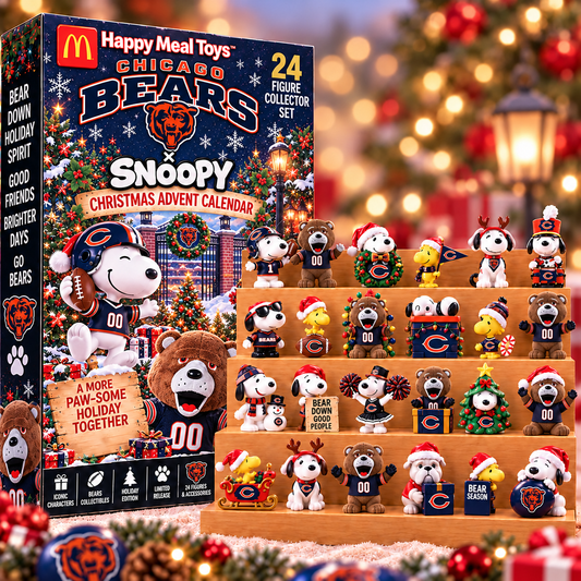 Premium NFL CHI x SNP Christmas Crossover Advent Calendar V10