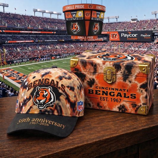 Premium NFL CIN Anniversary Pride Cap