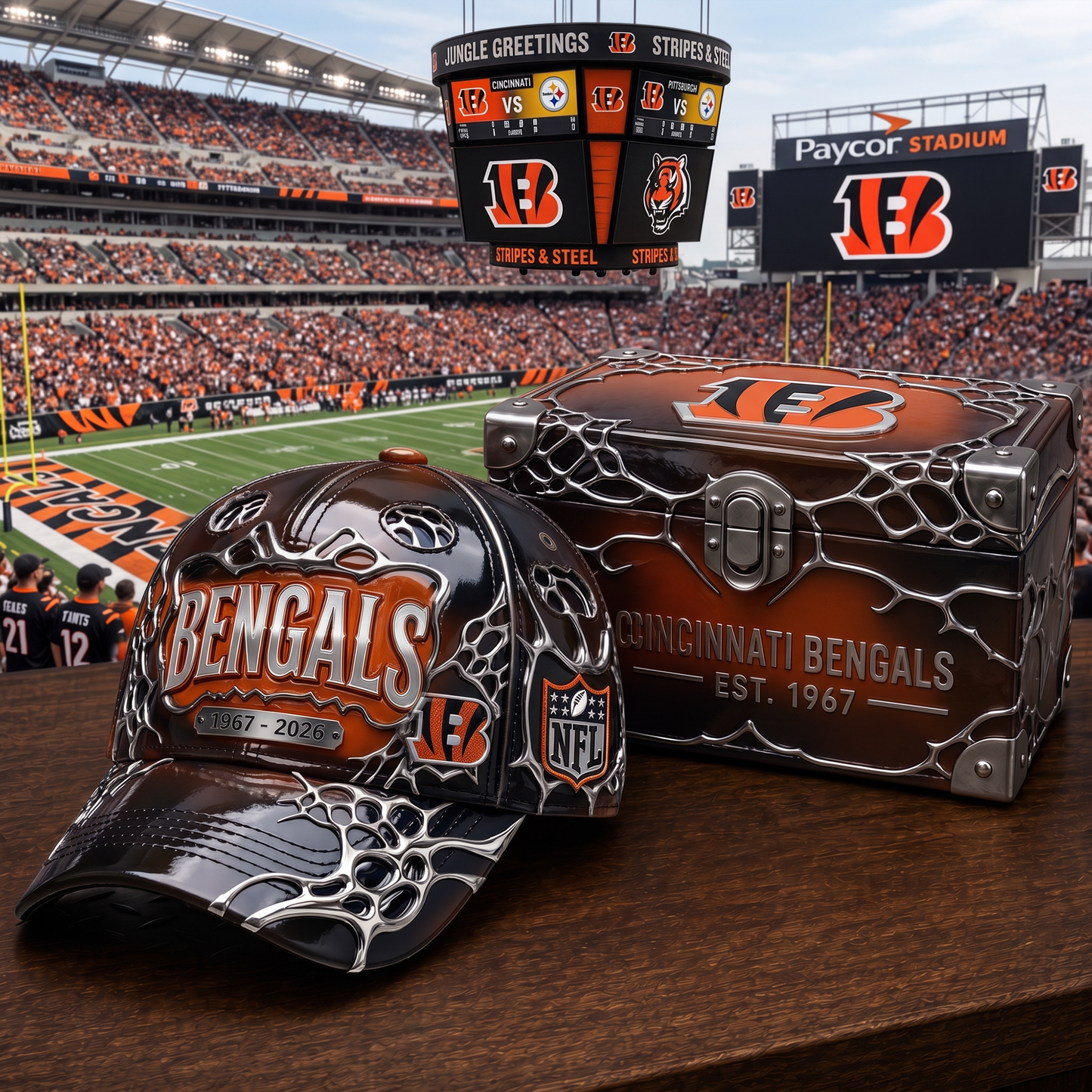 Premium NFL CIN Metallic Legacy Anniversary
