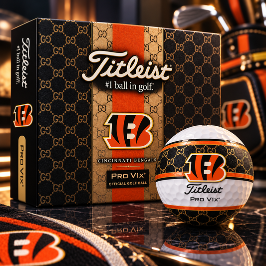 Premium NFL CIN x GC x Titleist Pro V1 Golf Ball Set V3