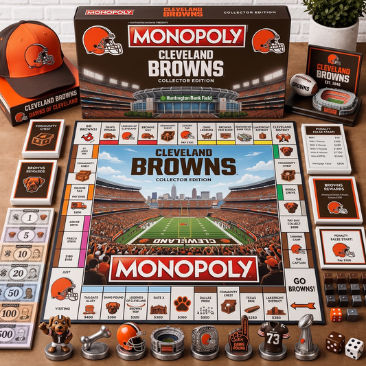 Premium NFL CLE Monopoly Collector’s Edition Board Game
