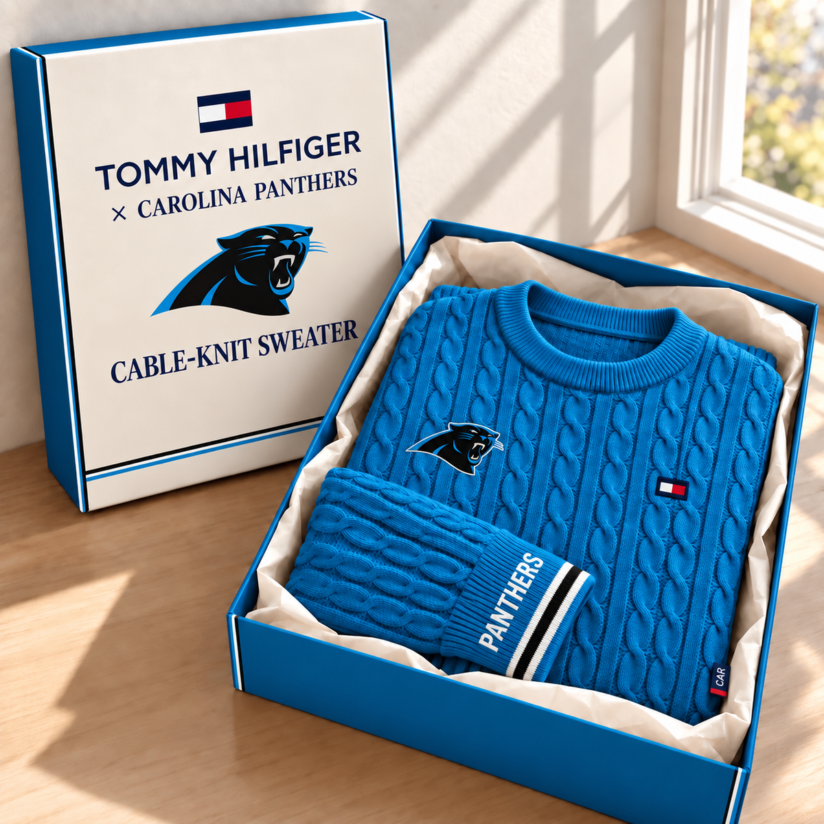 Premium NFL CP Cable Knit Sweater