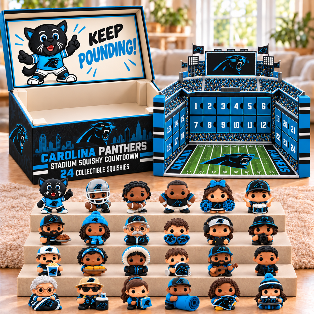 Premium NFL CP Stadium Squishy Advent Calendar V8