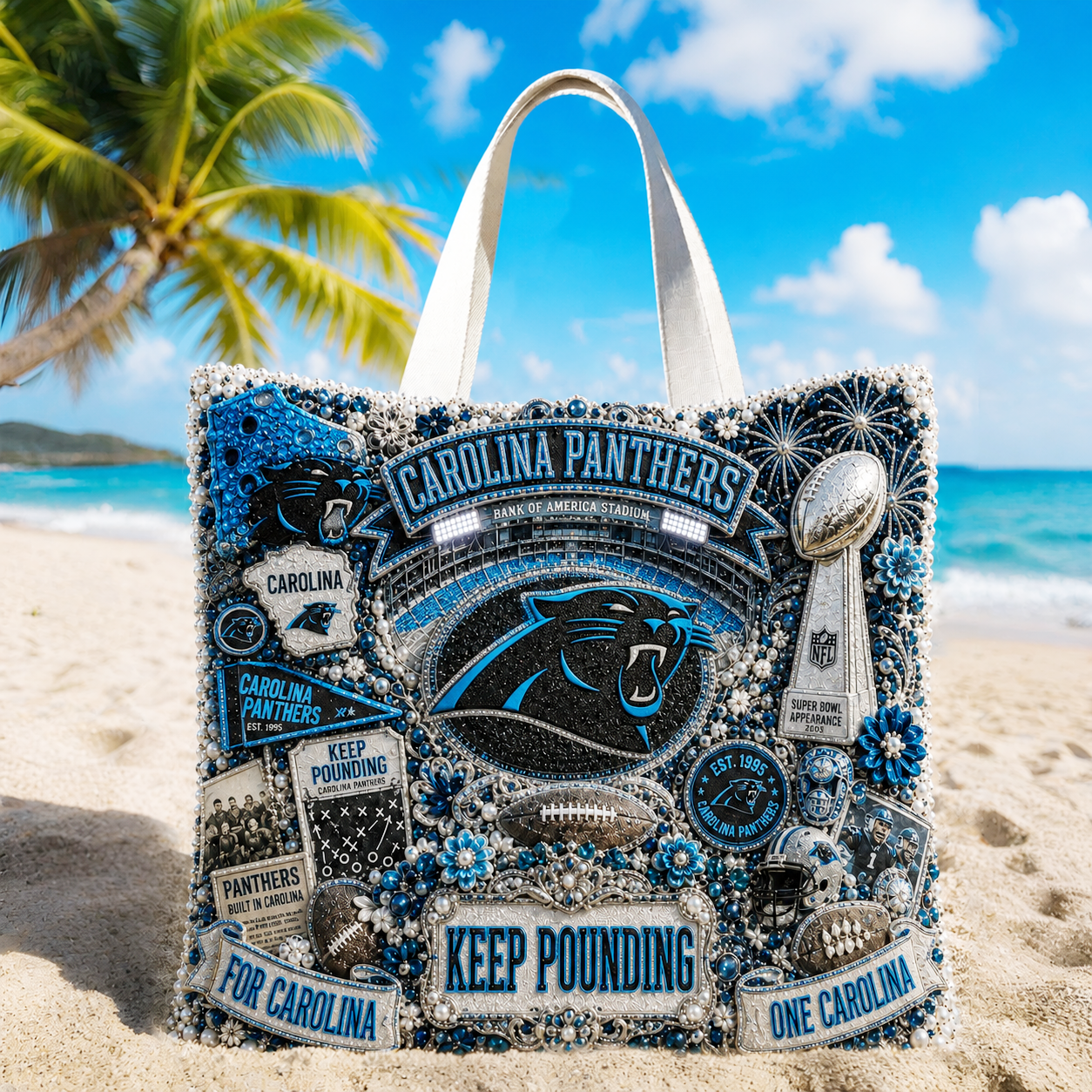 Premium NFL CP Summer Vibes Tote Bag