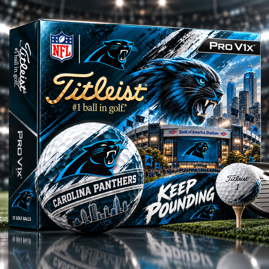 Premium NFL CP x Titleist Pro V1 Skyline & Stadium Golf Balls Set