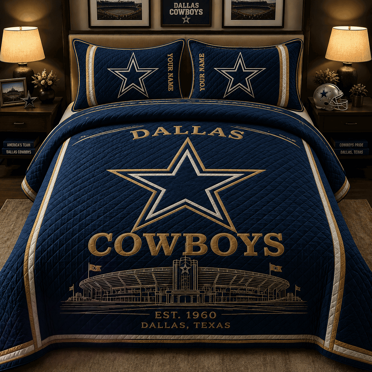 Premium NFL DAL Bedding Sets Luxury
