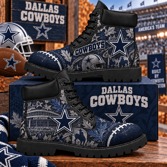 Premium NFL DAL Heritage Skyline Boots V4