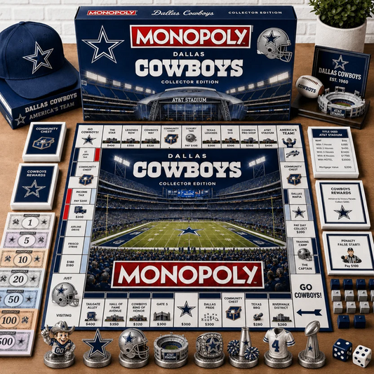 Premium NFL DAL Monopoly Collector’s Edition Board Game