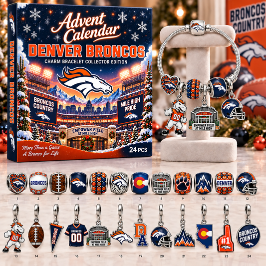 Premium NFL DB Advent Calendar Charm Bracelet Set V5