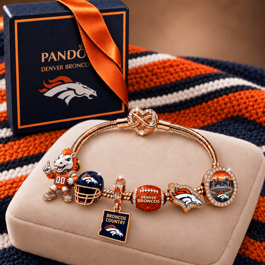 Premium NFL DB Collector Rose Gold Charm Bracelet V6