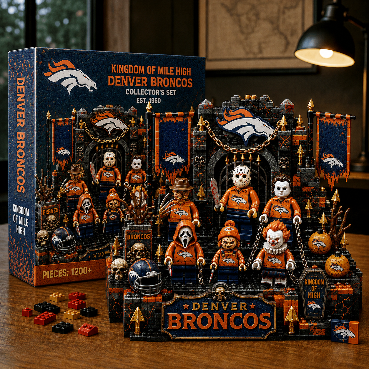 Premium NFL DB Halloween Building Block Collector’s Set