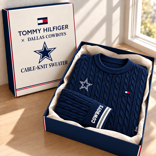 Premium NFL DC Cable Knit Sweater