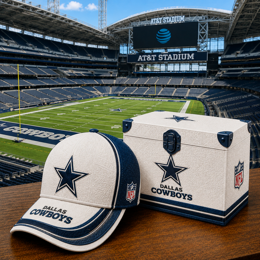 Premium NFL DC Embossed Leather Cap V2