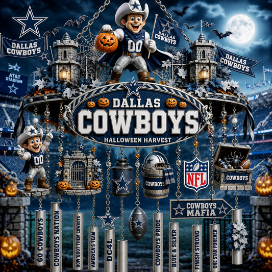 Premium NFL DC Halloween Wind Chime