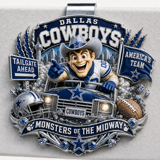 Premium NFL DC Mascot Tailgate 3D Car Visor Clip